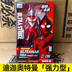 Smart new Ultraman nirvana red Tiga Cerro Zeta sound and light doll hand figure children's toy boy