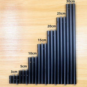 
Metal extension pole mobile phone live stand 1/4 inch screw camping aluminum alloy extended expansion selfie accessories