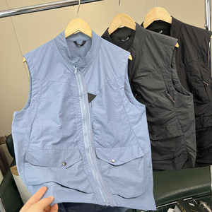 
Promotion! Mountain high-end outdoor! Summer men's foreign trade function windproof pocket vest vest jacket