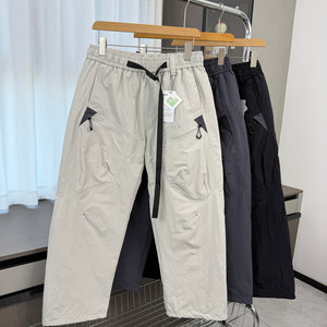 
Warmth and cold protection! Outdoor three-proof duck down! Winter foreign trade windproof and waterproof loose casual down pants for men and women