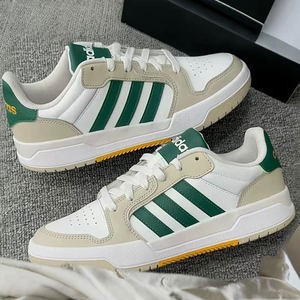 
Adidas men's and women's shoes spring new breathable leather small white shoes retro basketball shoes couple's shoes JR7980