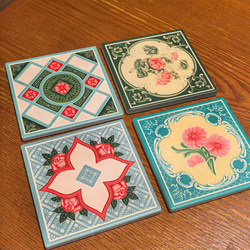 Quanzhou Minnan Tiles, Xiamen Nanyue Tiles, Coaster, Coffee Mat, Travel Souvenir, Gift, Tea Accessory
