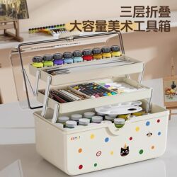 [Special tool storage box for art students’ painting]