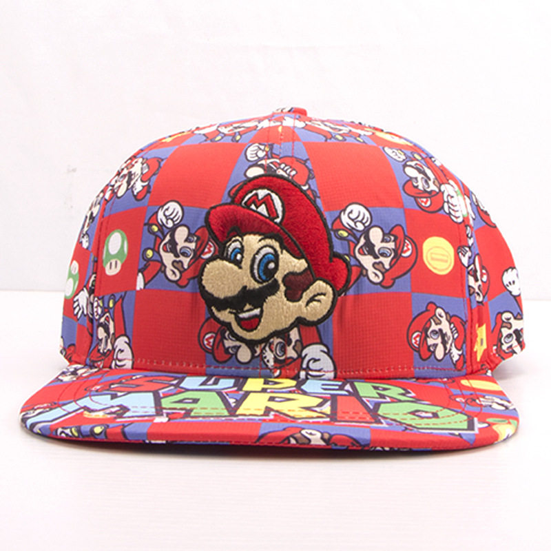 Jctoy スーパーマリオハット - マッシュルームベースボールキャップ
