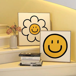 Sunflower Decorative Painting Tv Cabinet Shoe Cabinet Painting Mural Nordic Style Desktop Decoration Children's Study Background Hanging Painting