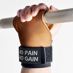 Deadlift Assist Belt, Fitness Gloves, Men's Grip Straps, Wrist Guards, Women's Palm Protectors, Leather Pull-Up Equipment, Horizontal Bar Assistance