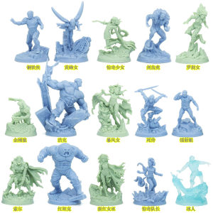 
KS Unlocked Item Outer Box 3 Zombie Universe Marvel Endless Killing Board Game Model Deadpool Iron Man Iceman Hulk
