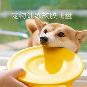 
Dog Frisbee Floating Toy Bite Resistant Pet Dog Training Small Dog Funny Soft Corgi Teddy Shiba Inu Outdoor