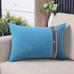 Plush Pillow for Bed, Sofa, Living Room, Rectangular Throw Pillow, Cushion Cover, Lumbar Pillow, Large Backrest Pillow Cover, Core Not Included