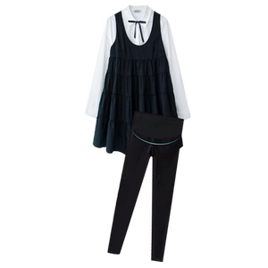 Pregnant woman dress suit fashionable and fashionable small loose shirt dress two-piece set 2026 new spring and autumn