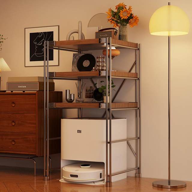 Shelf Rack Rooom Underneath empty storage rack living room storage rack home simple ...