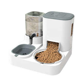 
Cat bowl, dog bowl, cat food bowl, cat food automatic feeder, drinking water integrated cat basin, drinking water double bowl pet supplies