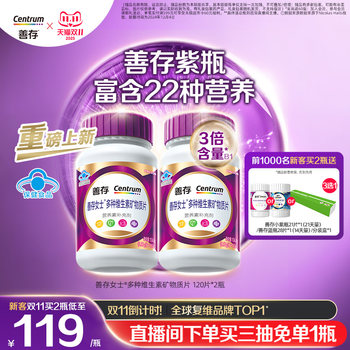 
New Generation Centrum Women's Multivitamin Purple Bottle