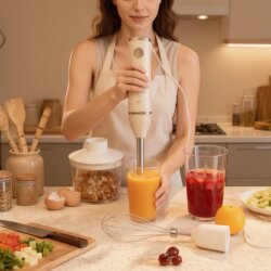 Aolanda Household Multifunctional Handheld Blender Baking Homogenizer Mixer Milkshake Juice Blender