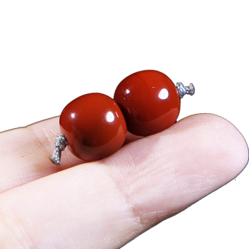 
Each fidelity Sichuan material Nanhong old barrel bead accessories