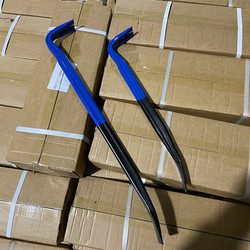 Russian Foreign Trade Crowbar, High Manganese Steel, Industrial-Grade Crowbar, Nail Puller, Pry Bar, Extended, Thickened, Heavy-Duty Dual-Purpose