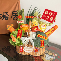 Housewarming Gifts, Moving Gifts, New Home Vegetable and Flower Baskets, Souvenir Gifts, Creative Stickers, DIY Greenhouse, Practical