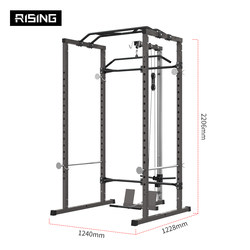 Professional Multifunctional Squat Rack Frame-Type Gantry Rack Commercial Fitness Barbell Rack Pull-Up Comprehensive Training Equipment