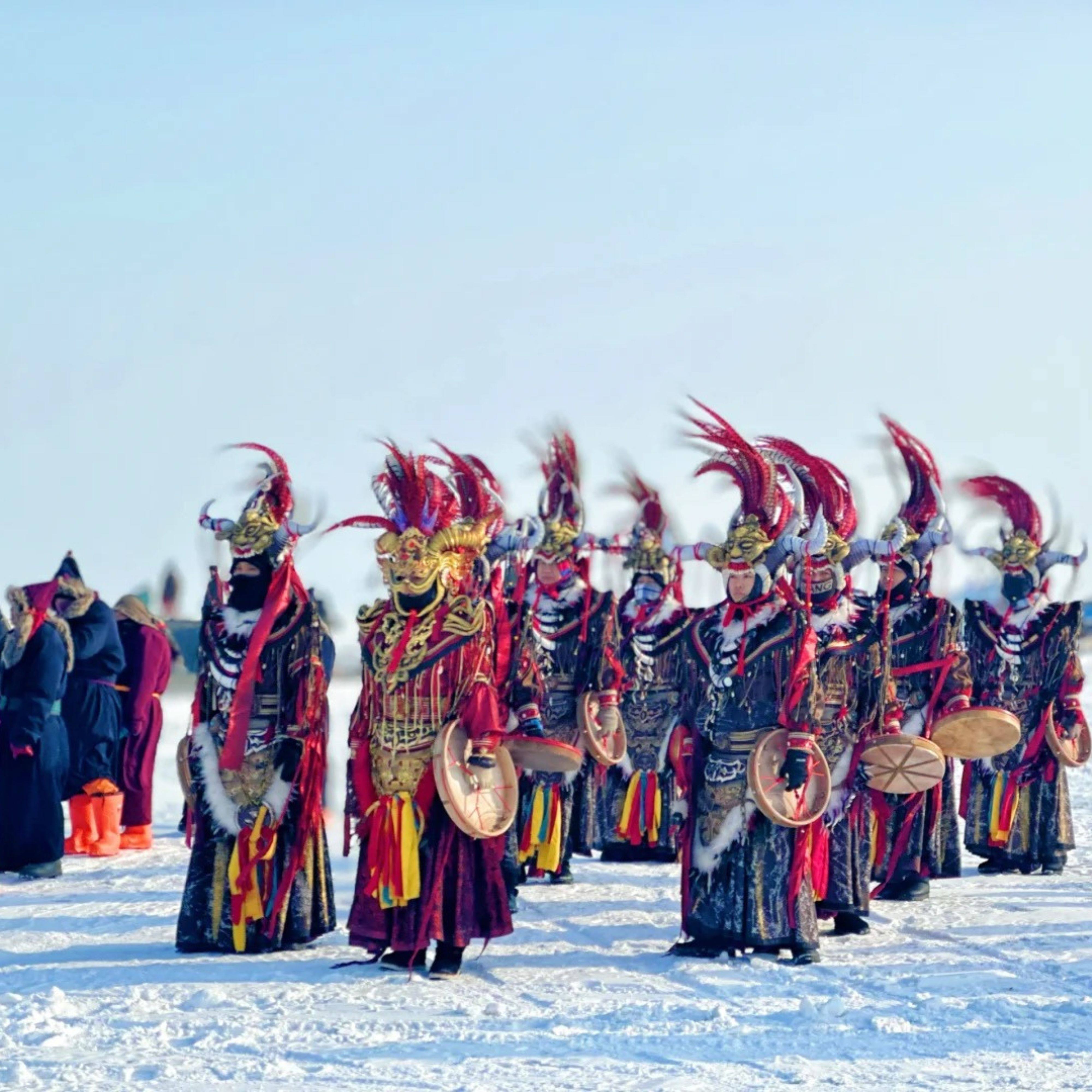 【25年冬季预售】长春往返查干湖/上门接送/品尝鱼宴/配防滑冰爪
