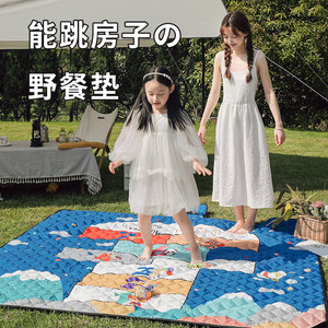 
Outdoor picnic mat moisture-proof mat thickened floor mat spring outing camping picnic cloth portable tent outing lawn cushion