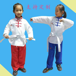 Kicking King Duel Suit Chinese Collar Taekwondo Children Adult Beginner New Martial Arts Suit Training Competition Performance Suit