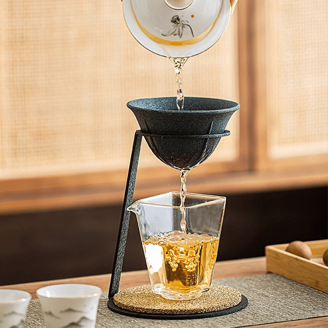 Mineral non-porous tea leakage household high-end tea filter tea water ...