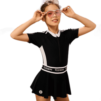 Toswim body dress sun protection quick-drying new swimsuit