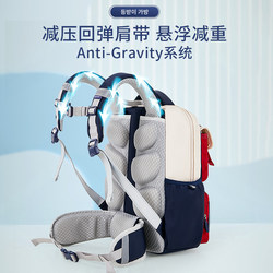 Kk Tree School Bag for Primary School Students, Boys and Girls, Grades 1-6, Ages 6-12, Spine Protection, Weight Reduction, Ultra-Light