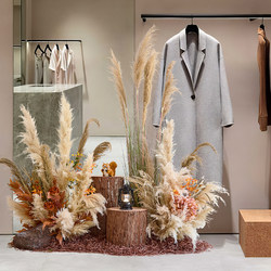 Simulated Reed Landscaping, Fake Plants, Indoor Decoration, Clothing Store Window Decoration, Scene Layout, Bionic Dried Flower Ornaments