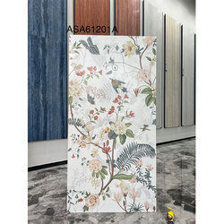 Guangdong Foshan French-Style Retro 600*1200mm Digitally Engraved Floral Tiles for Bathroom and Kitchen