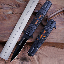 Outdoor Survival Knife Wolf Tin Folding Knife Fruit Knife Self-defense Cold Weapon Folding Knife Portable