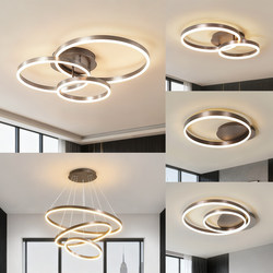 Living Room Lamp, Modern, Simple and Elegant, 2025 New Model, Modern and Simple Whole-House Package Combination, Bedroom and Dining Room Ceiling Lamp