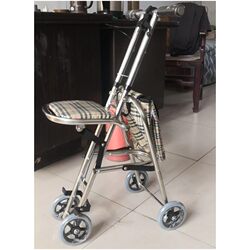 Portable casual trolley shopping cart foldable