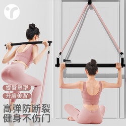 Resistance Band for Home Fitness, Elastic Band for Women, High Pull-Down Training, Door-Mounted Shoulder and Back Exercise Equipment