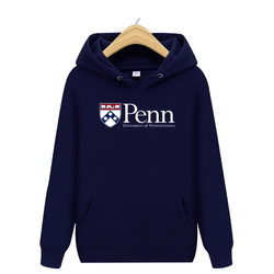 Upenn University of Pennsylvania Uniform Sweatshirt Pullover Hooded Student Class Uniform Youth Autumn and Winter Jacket