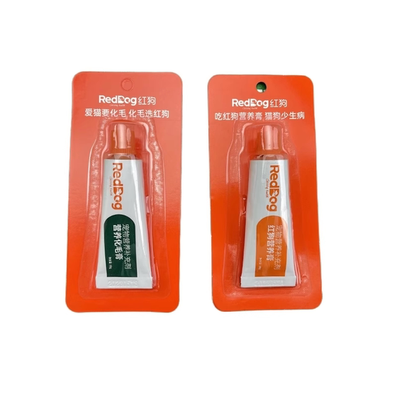 Red Dog-Eating Hair Cream Cat Special Nutrition Paste Supplement Nutritional Nutritional Cats and Dogs Pets Ejaculation Vitamin
