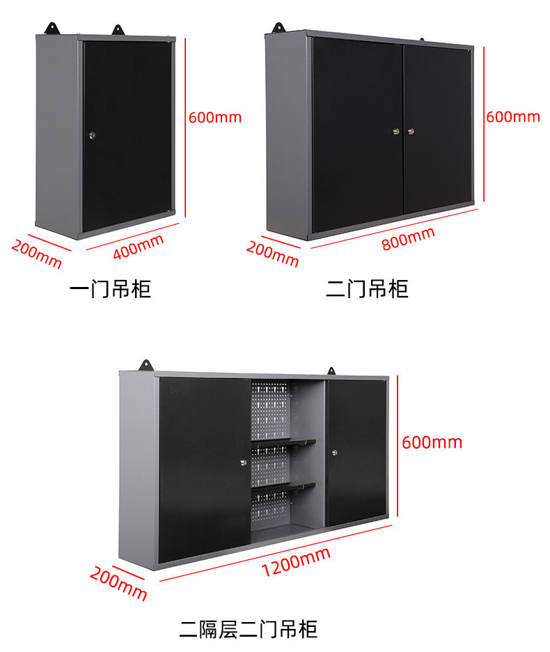 Shengjing 壁掛けツールキャビネット - スチール製収納