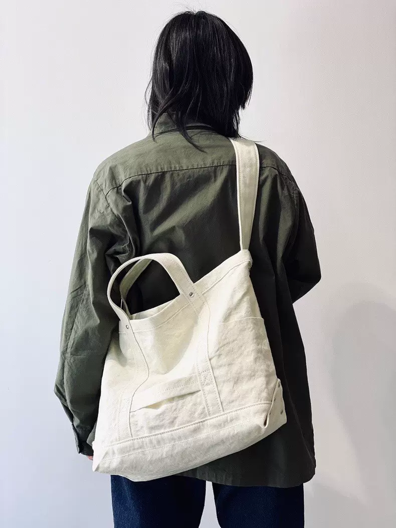 R&D.M.Co- | EMBROIDERY TOTE BAG 日本制亚麻刺绣手提包-Taobao