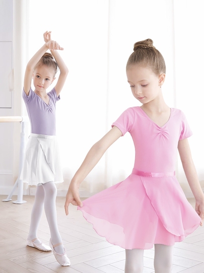 Body Danza Bambina Leotard Da Ballo Per Bambine - Perfetto Per Danza Lirica, Balletto, Latino E Ginnastica Leotard Danza Latino - Foto 3