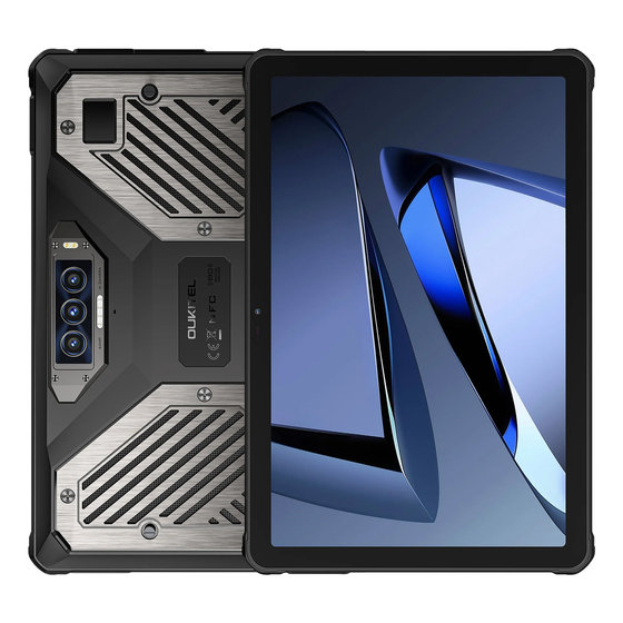 
New 11-inch large screen three-proof smart tablet phone 5G dual-SIM waterproof large battery camping lamp Ouqi RT10