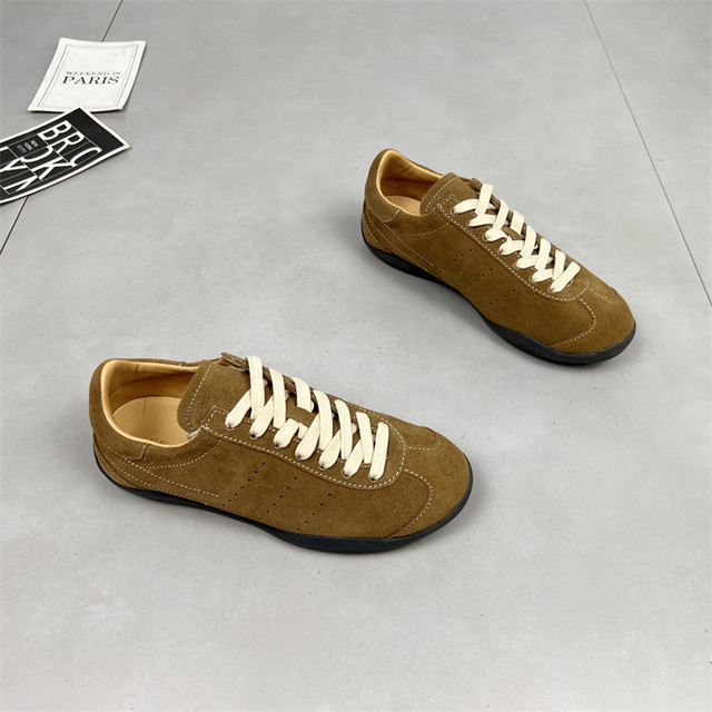 Genuine leather breathable moral training shoes for women 2025 autumn new retro classic lightweight versatile sports casual Forrest shoes trendy