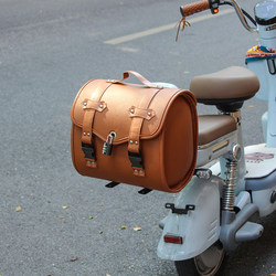Electric Vehicle Retro Trunk Universal for Yadea, Modern Aima, Tailg, Luyuan, Ninebot, Niu Electric Scooters with Backrest