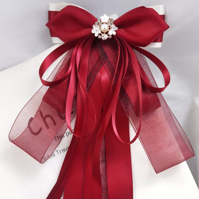 Ancient style lace big bow hairpin on the back of the head, super fairy ...