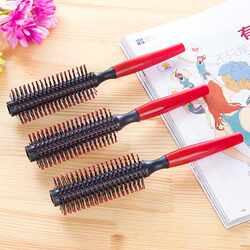 Curling Comb, Curling Styling Comb, Anti-Static Beauty and Hairdressing Straightening Comb, Cylindrical Rolling Comb, Home Use Comb