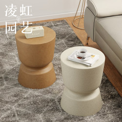 Creative magnesium clay small side table available in four colors