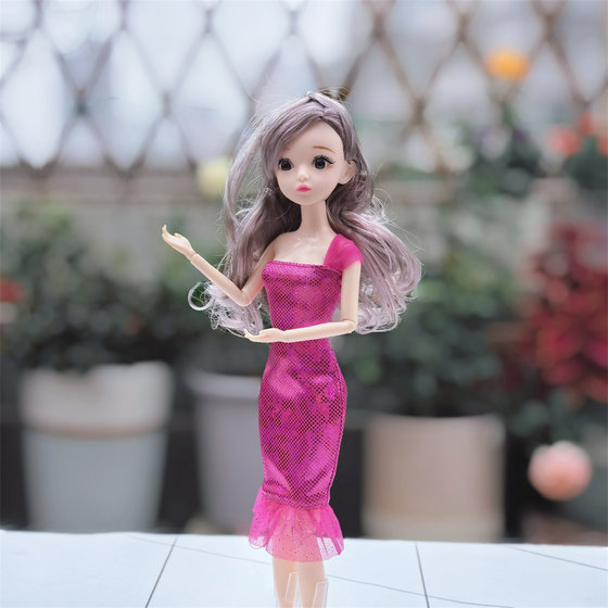 30 cm replacement doll girl princess toy gift box set large passenger wedding dress