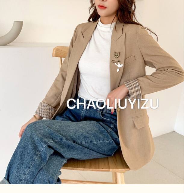 Korean Style Trendy Slim-fit Casual Jacket main image 1