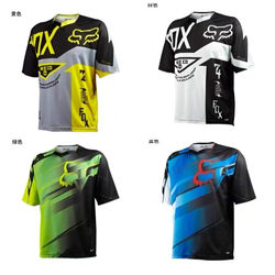 Summer New Fox Fox Head New T-Shirt Cycling Jersey Downhill Jersey Cycling Clothing Summer Outdoor Quick-Drying Short-Sleeve