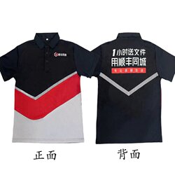 New Sf Express City Workwear Quick-Dry Summer Courier T-Shirt Short-Sleeve Uniform with Turn-Down Collar and Comfortable Fit