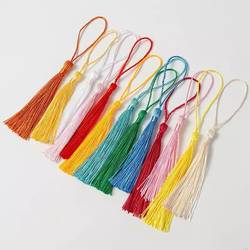 Dried Flower Pressed Flower Bookmark Tassel Small Pendant Antique Style Fairy-Like DIY Handmade Material Kit Accessories USB Flash Drive Fan Decoration Hanging Ornament Chinese Style Antique Accessories Creative Jewelry Materials